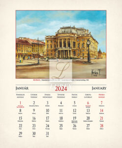 Nástenný kalendár Bratislava 2024