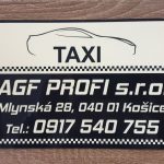 Označenie vozidla taxislužby