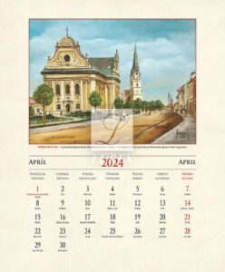 Nástenný kalendár Slovensko 2024