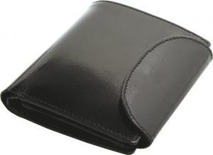 Dámska kožená peňaženka s RFID ochranou - čierna
