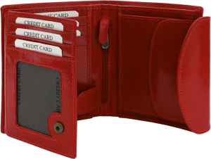 Dámska kožená peňaženka s RFID ochranou