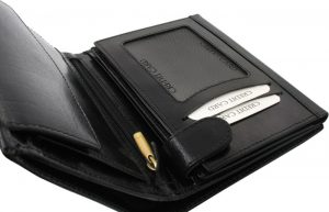 Pánska kožená peňaženka s RFID ochranou