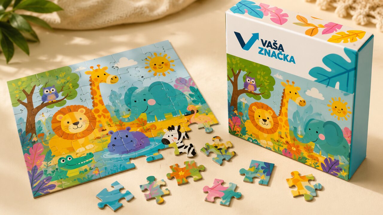 Detské puzzle s vlastnou potlačou