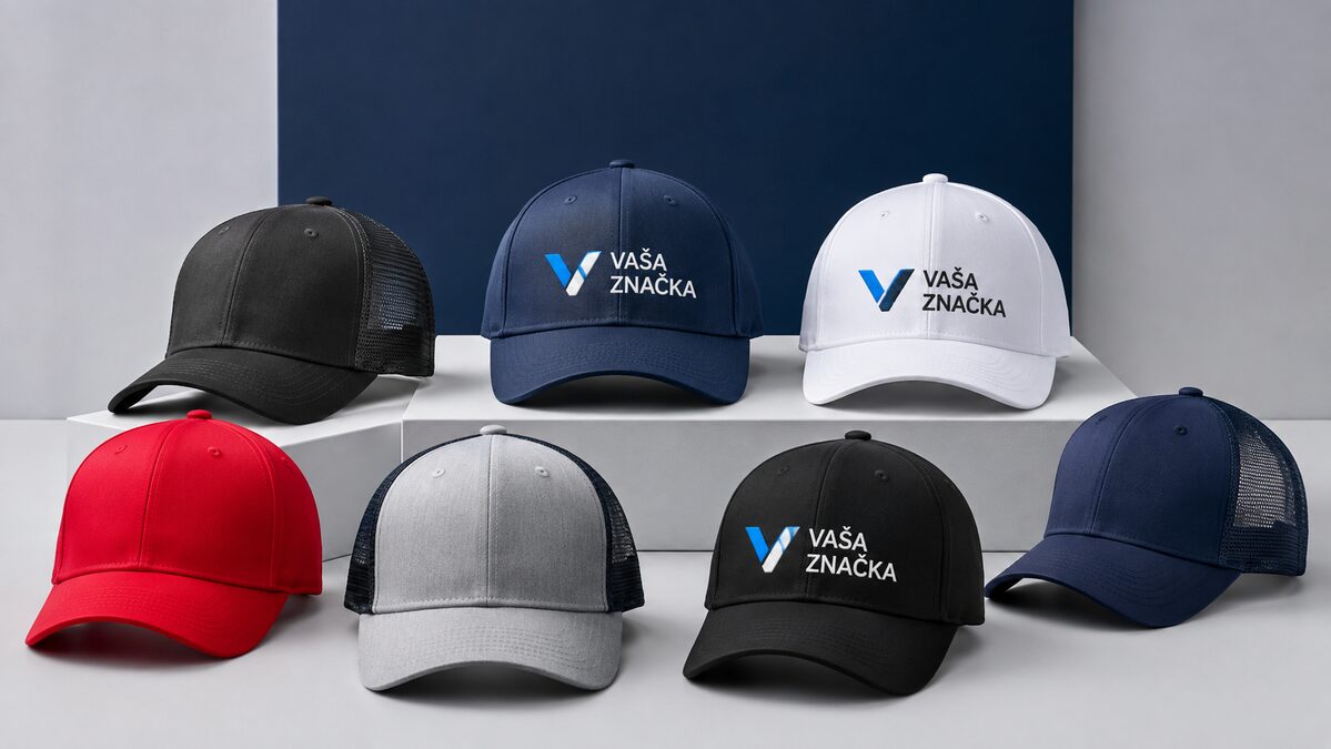 Reklamné šiltovky s logom a vlastnou potlačou